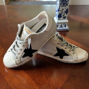 EUC Golden Goose Super-Star mesh and leather sneaker size 37. Smoke free home.